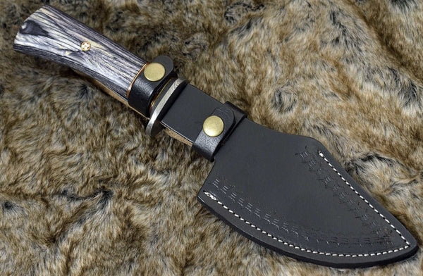 Titan Damascus Axe with Pakkawood Handle