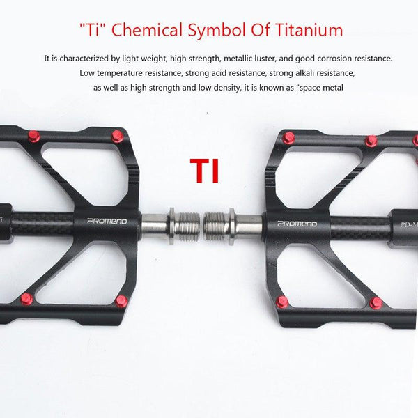 Titanium Bicycle Pedal Titanium Shaft Carbon Tube Bicycle Pedal Mountain Bike 3 Palin Pedal Road Bike Riding Pedal Bicycle Platform Pedals Bicycle Pedal Titanium Shaft Carbon Tube Bicycle Pedal Mountain Bike Pedal Road Bike Riding Pedal