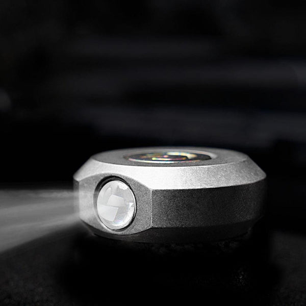 EDC Keychain LED Flashlight High Powerful Outdoor Light Self Defense Mini Torch Lighting Strobe Hiking Camping Ring King Wautton Outdoor Gear