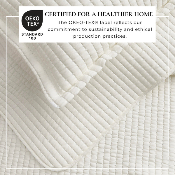 3-Piece Solid Quilt - Alicia Collection Great Bay Home