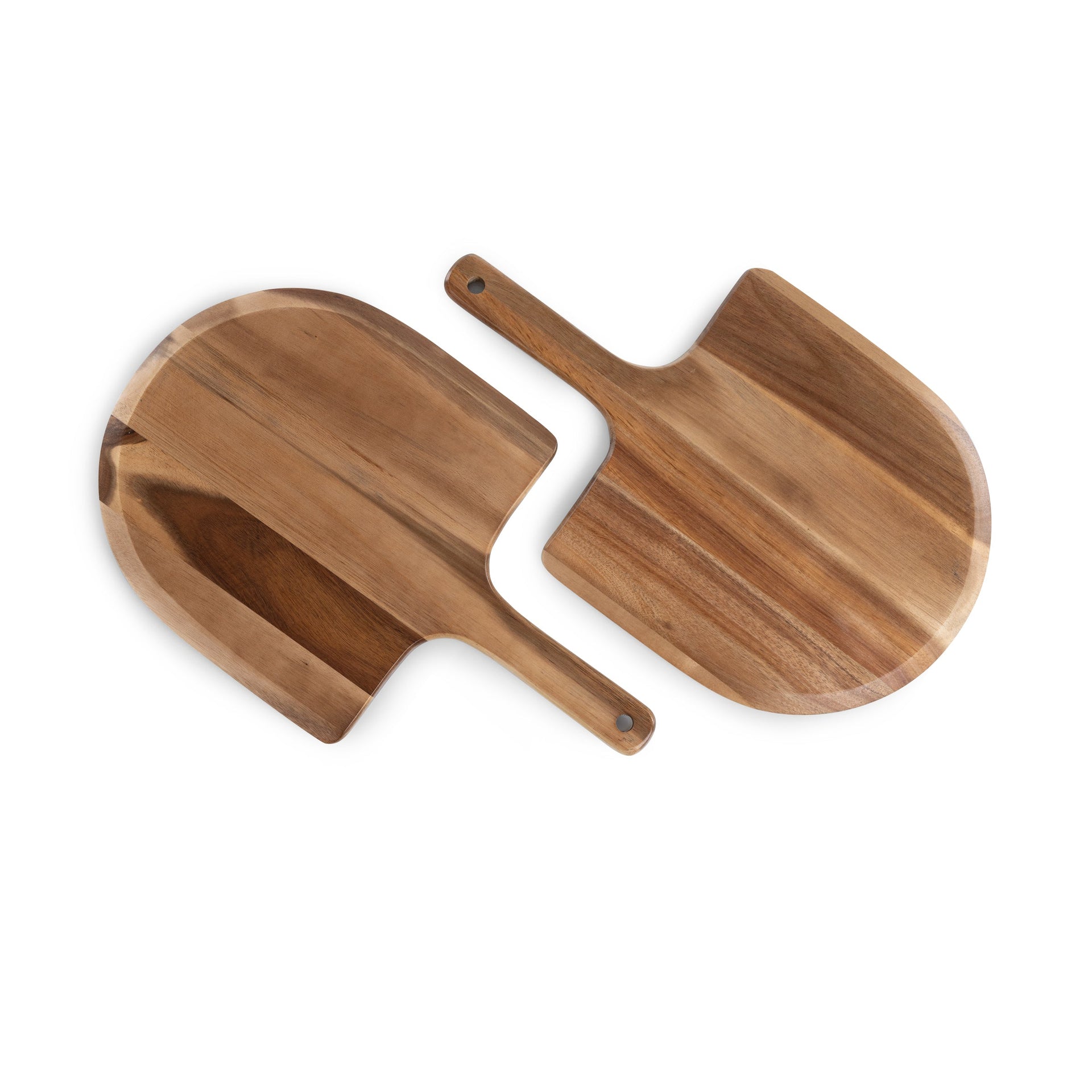 Acacia Personal Pizza Peel Serving Board Paddle Set of 2