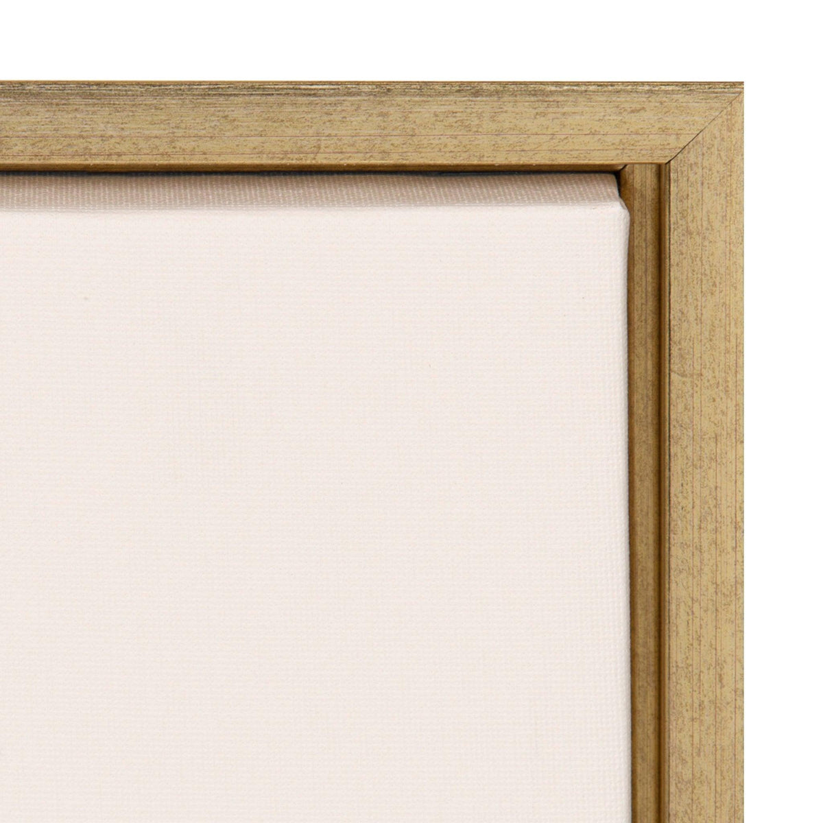Sylvie Grandmas Tree Green Framed Canvas by Valerie McKeehan of Lily and Val, Gold 18x24