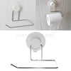 Toilet Paper Holder Bathroom Suction Hanger Tissue Rack Kitchen Towel Hook Powerful Vacuum Suction Cup Toilet Paper Roll Holder Wall Mount Towel Tissue Rack For Bathroom And Kitchen-Drill Free