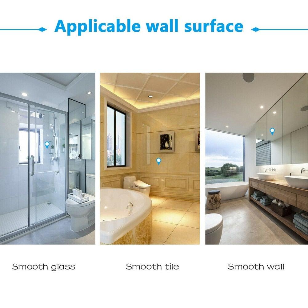 Toilet Paper Holder Super Storage Suction Cup Wall Mount Removable Rack Suction Cup Toilet Paper Holder  Wall Mount Plastic Tissue Roll Dispenser For Bathroom And Kitchen