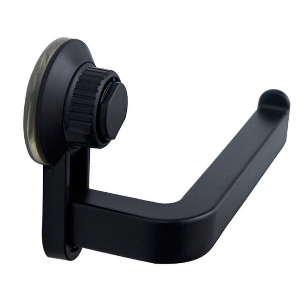 Toilet Paper Holder Super Storage Suction Cup Wall Mount Removable Rack Suction Cup Toilet Paper Holder  Wall Mount Plastic Tissue Roll Dispenser For Bathroom And Kitchen