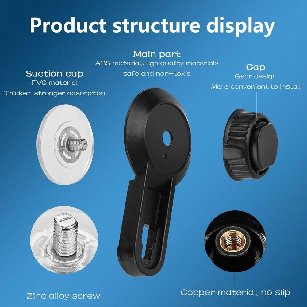 Toilet Paper Holder Super Storage Suction Cup Wall Mount Removable Rack Suction Cup Toilet Paper Holder  Wall Mount Plastic Tissue Roll Dispenser For Bathroom And Kitchen