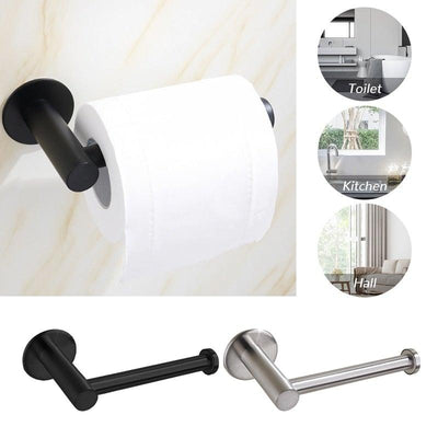 Toilet Wall Mount Toilet Paper Holder Stainless Steel Bathroom Kitchen Roll Paper Accessory Tissue Towel Accessories  Holders Modern Paper Roll Holder Wall Mount Tissue Roll Rack