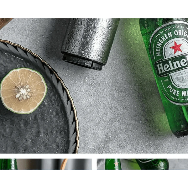 Automatic Beer Bottle Opener Magnet Beer Opener Stainless Steel Push Down Opener Wine Beer Soda Cap Opener Kitchen Accessories
