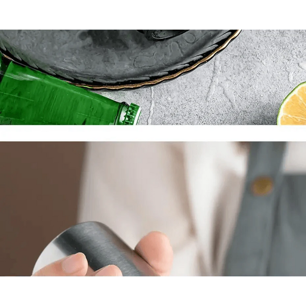 Automatic Beer Bottle Opener Magnet Beer Opener Stainless Steel Push Down Opener Wine Beer Soda Cap Opener Kitchen Accessories