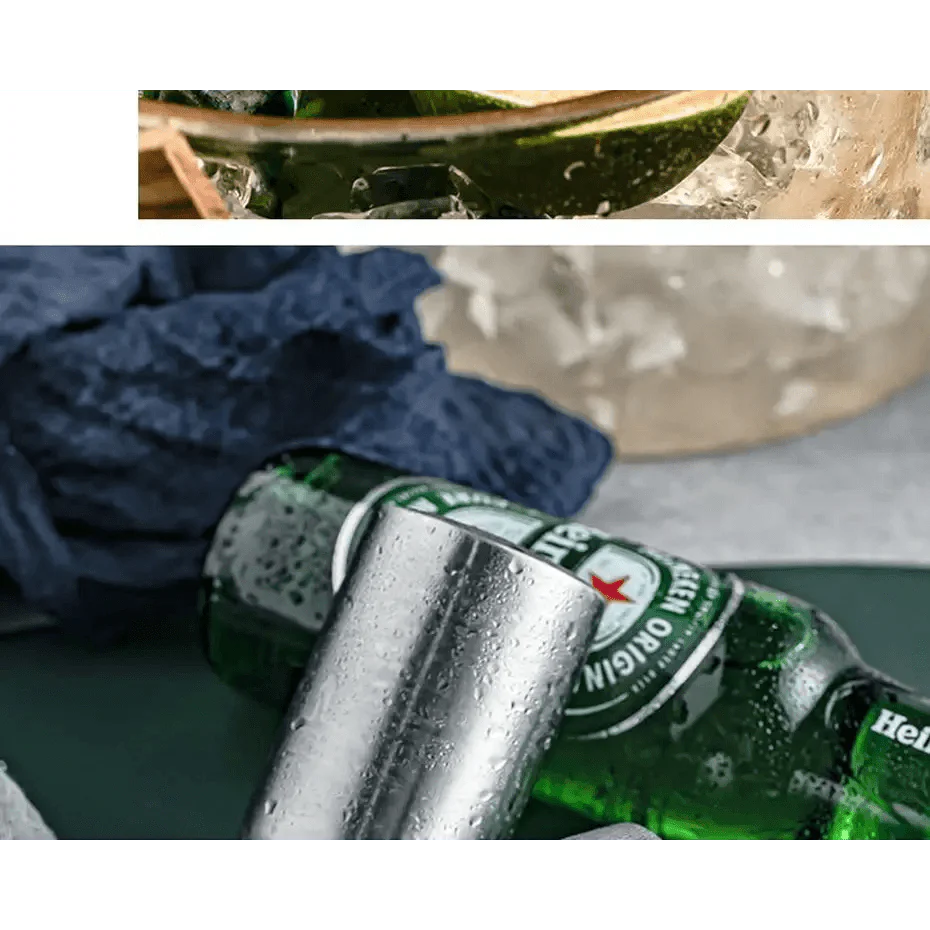 Automatic Beer Bottle Opener Magnet Beer Opener Stainless Steel Push Down Opener Wine Beer Soda Cap Opener Kitchen Accessories