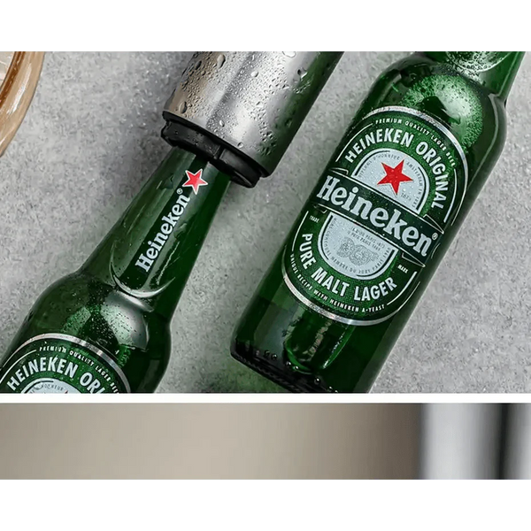 Automatic Beer Bottle Opener Magnet Beer Opener Stainless Steel Push Down Opener Wine Beer Soda Cap Opener Kitchen Accessories