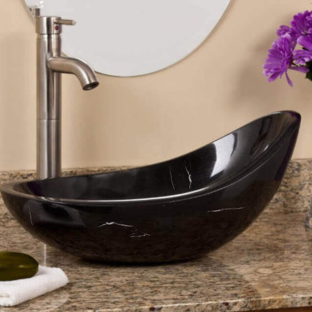 Marble Special Design Asymmetric Over-counter Sink Polished (W)14