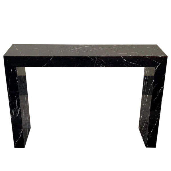 Toros Black Marble Rectangular Console Polished (W)12