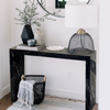Toros Black Marble Rectangular Console Polished (W)12