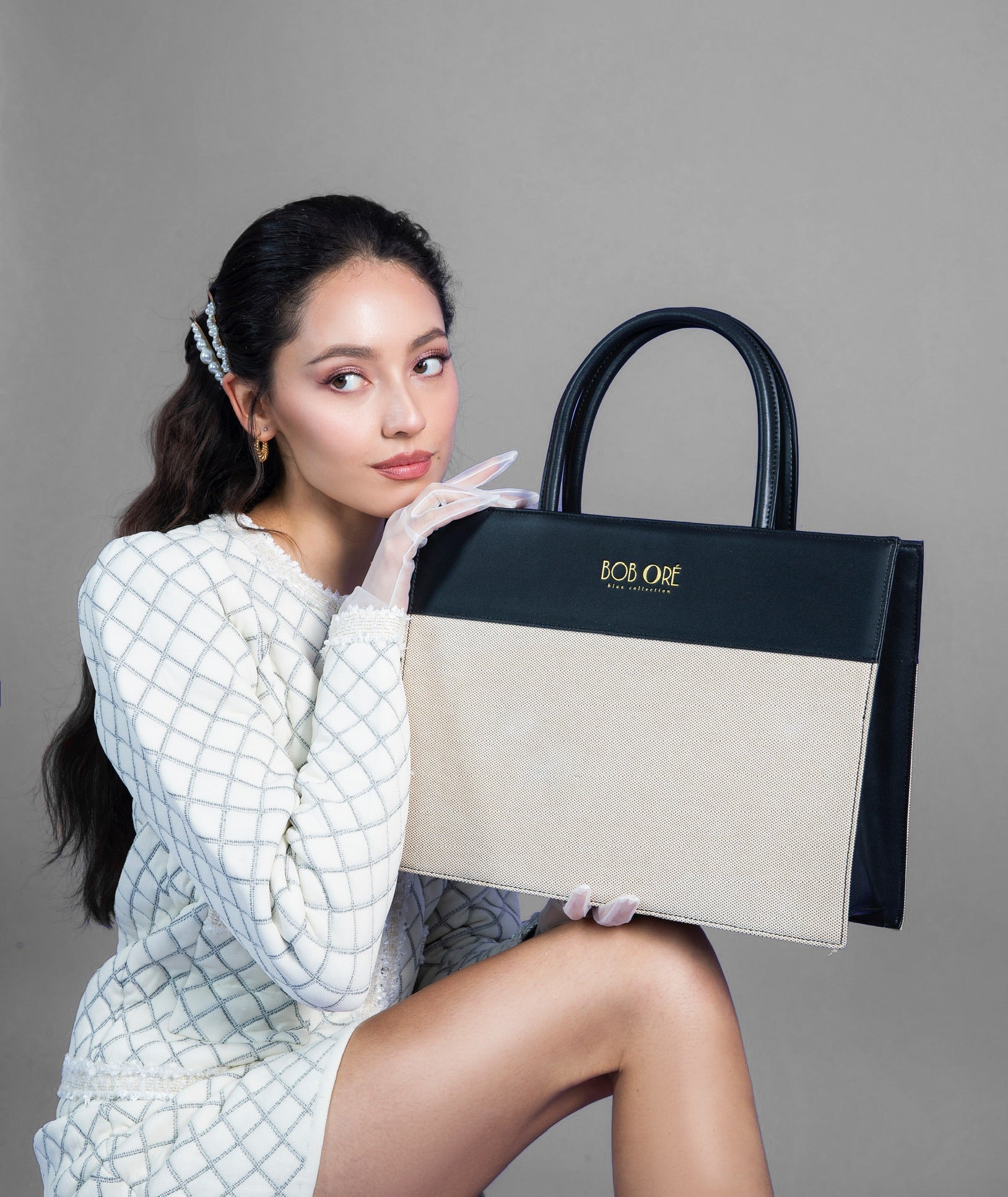 Victoria  Canvas Combo Bag