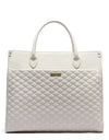Monaco Tote Bag | Pearl White