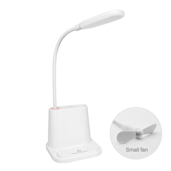 Touch Dimmable LED Desk Lamp 10W Wireless Charging/USB  Charging Table Light for Children Kids Reading Study Bedside Bedroom Decorative Table Lamp Cute Study Lamps for Bedroom Décor
