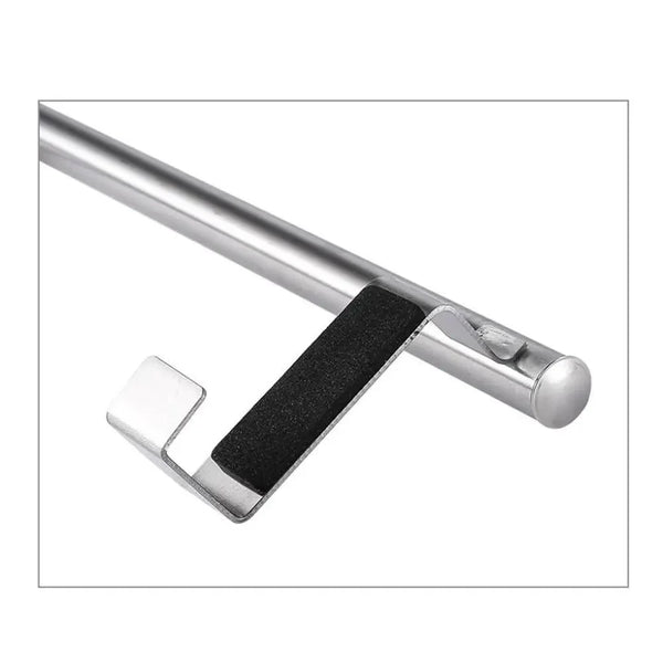 Towel Rack Over Door Towel Bar Hanging Holder Stainless Steel Bathroom Kitchen Cabinet Towel Rag Rack Shelf Hanger Tool Gadget