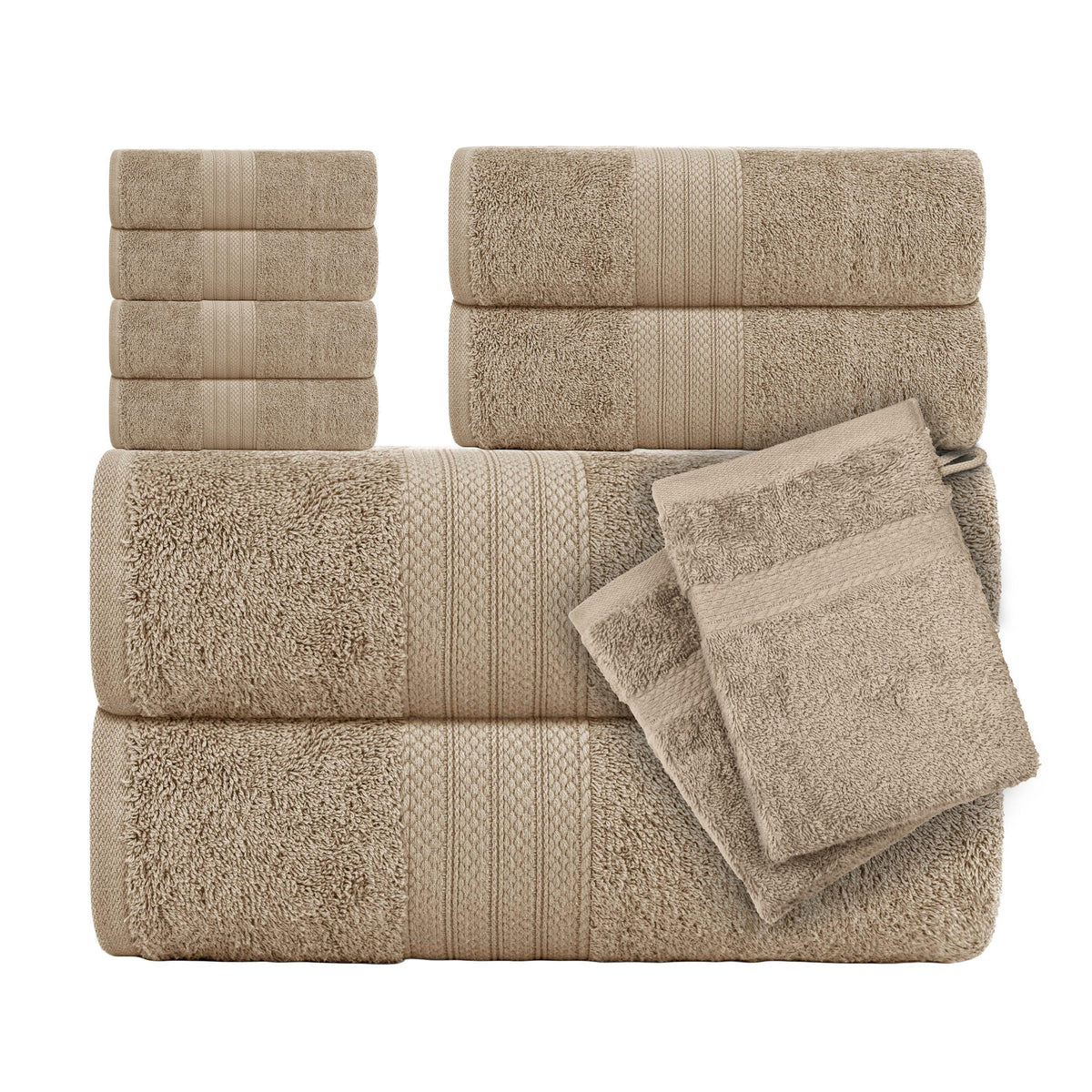 Towel Set - Absorbent Cotton Bath