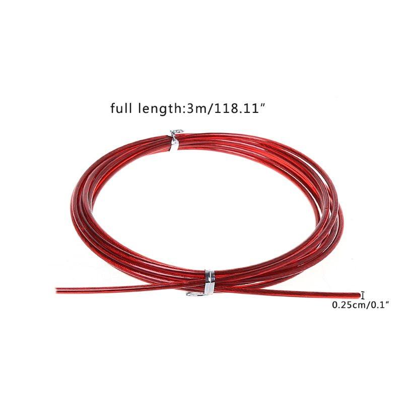 Training Replaceable Steel Wire Cable Speed Jump Ropes Spare Rope Cable For Speed Jump Rope Stainless Steel Wire With Polymer Coating For High Speed Jump Ropes 3m