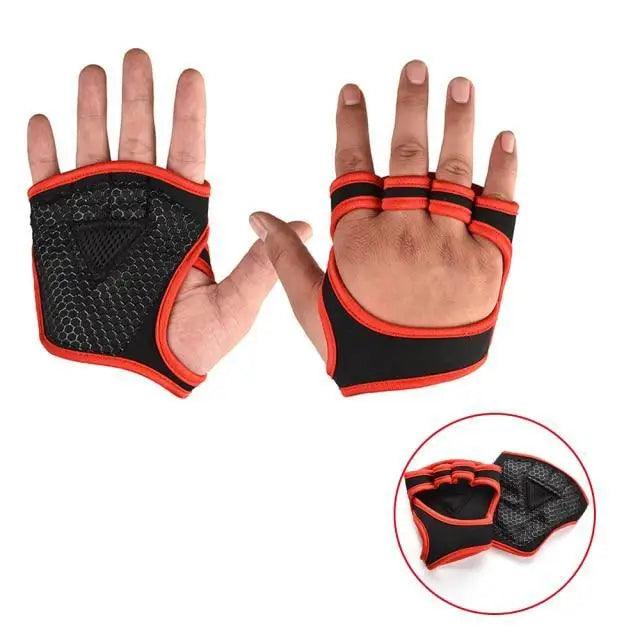 Training Weight Lifting Unisex Gloves Fitness Sports Body Building Gymnastics Grips Gym Hand Palm Wrist Protector Gloves
