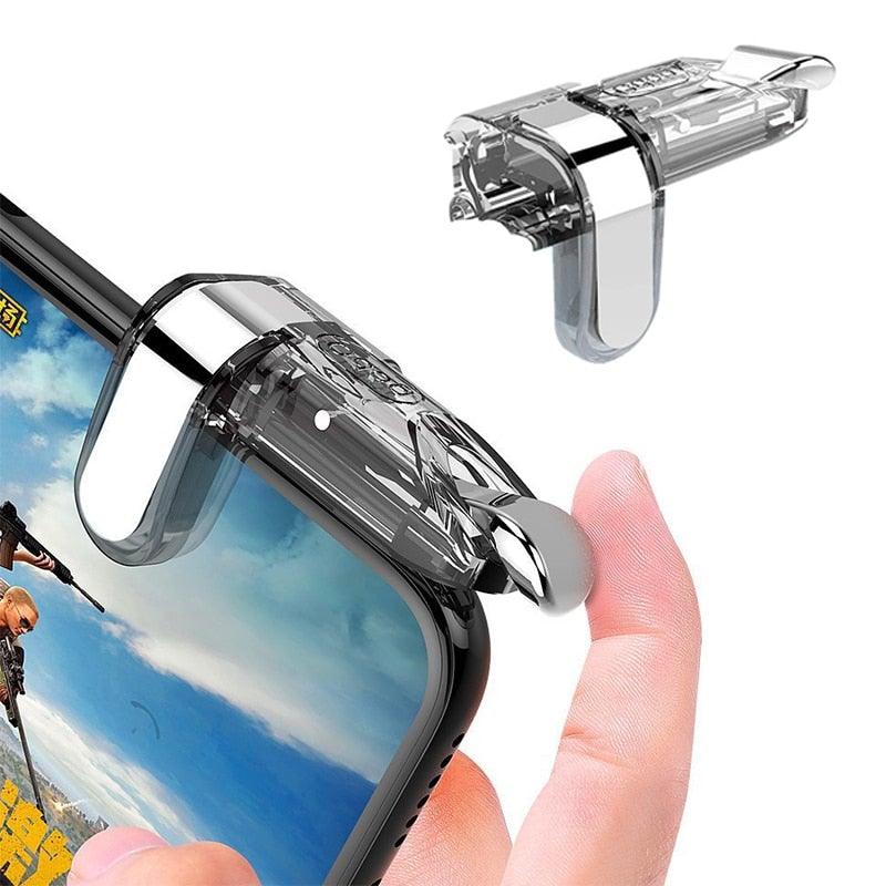 Transparent Simple Joystick Shooting Key Button Trigger Controller Gamepad Gaming Controller Compatible With Smartphones Mobile