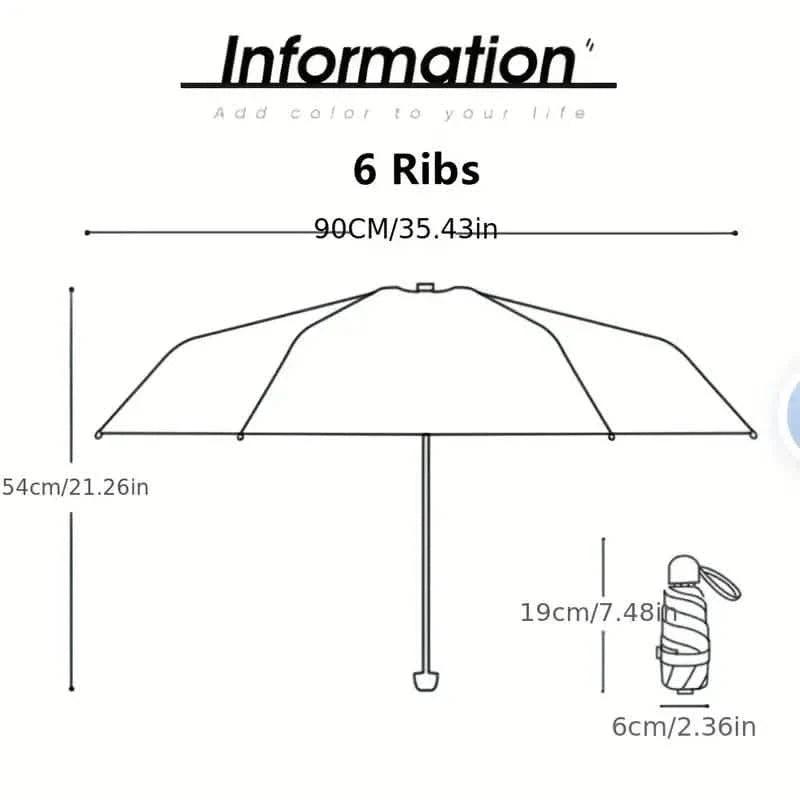 Travel Mini Umbrella for Purse