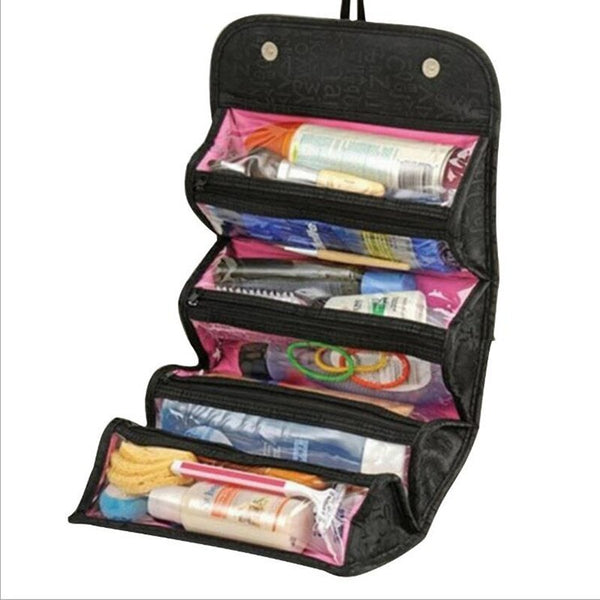 Travel storage bag cosmetic bag Roll-N-Go Cosmetic Bag organizer large capacity multi-function storage bag
