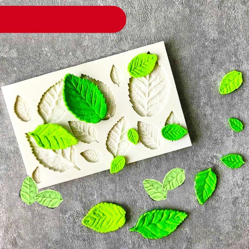 Tree Leaf Mold Silicone Fondant Cake Decorating Tools Chocolate Baking Mould 3D Sugarcraft  Homemade Bakeware 3D Leaf Silicone Mold For Chocolate Candy Sugar Craft Cake Decoration Cupcake Decoration