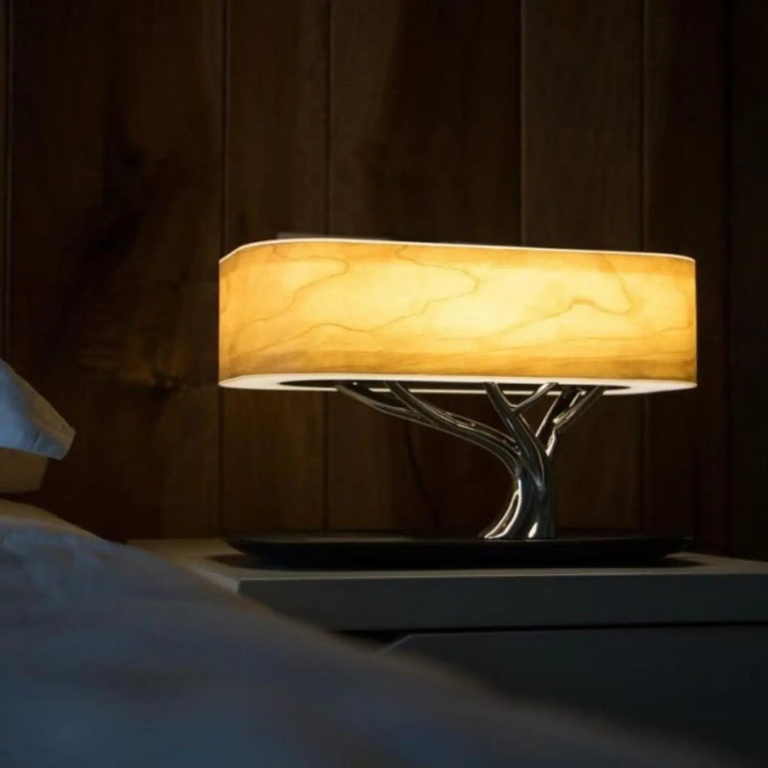 Tree Table Lamp - Bluetooth Speaker & Wireless Charger