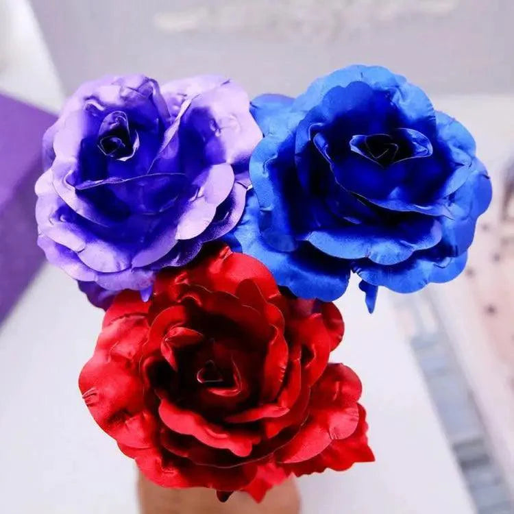 Trendy Flower Gift for Loved ones 24K Gold Rose Gift Big Rose with Gift Box Best Gift for Girlfriend Valentines Day