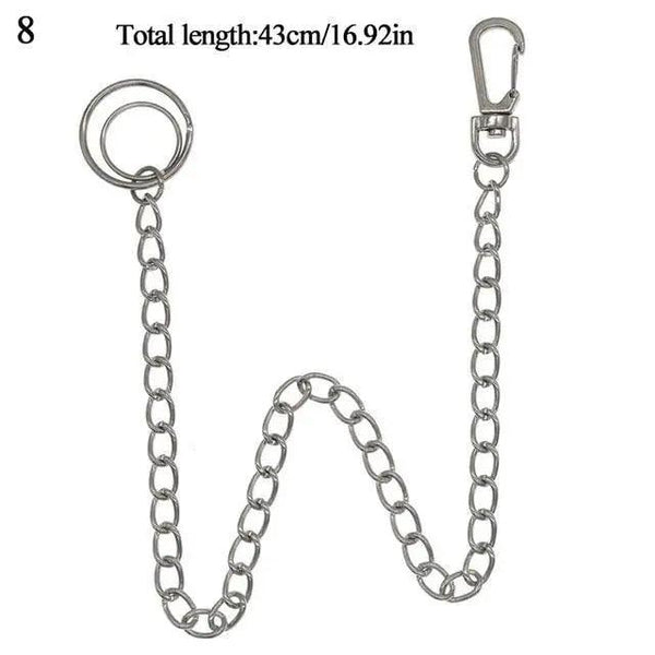 Trendy Heart Shaped Design Body Long Chain Ladies Belts Modern Metal Waist Chain Love Belts For Women