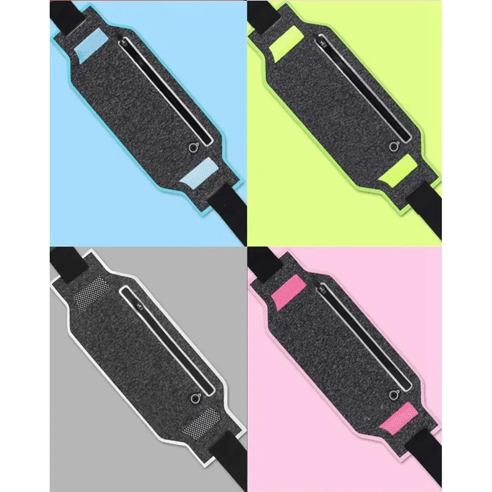 Trendy Slim Running Belt Fanny Pack Fitness Workout Exercise Waist Bag Jogging Belt Bag Gym Fitness Bag Ultra Light Runners Belt Travel Money Belt For Men Women