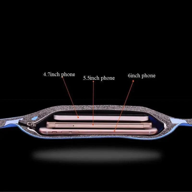 Trendy Slim Running Belt Fanny Pack Fitness Workout Exercise Waist Bag Jogging Belt Bag Gym Fitness Bag Ultra Light Runners Belt Travel Money Belt For Men Women