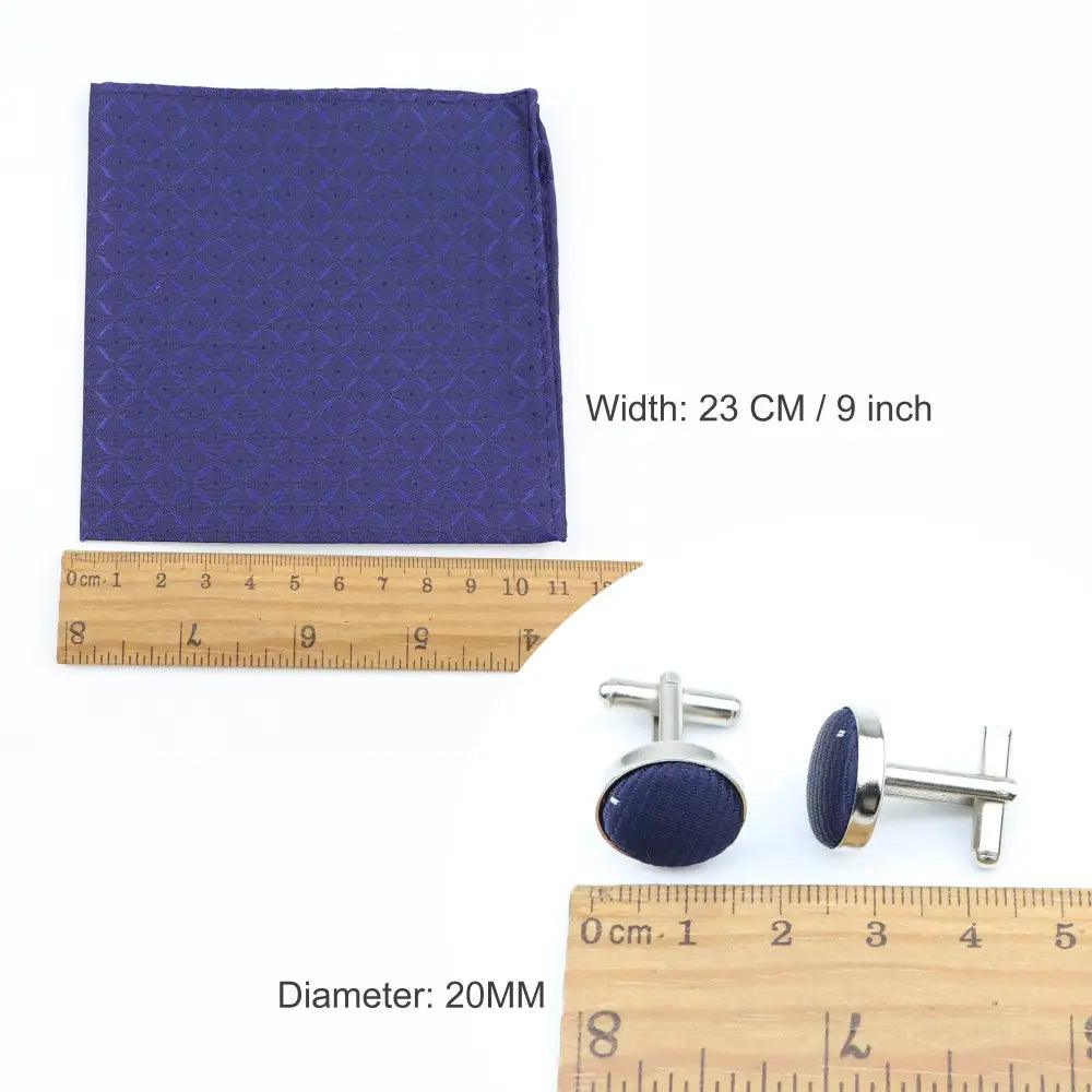 Trendy Tiny Dots Print Bowtie With Pocket Square And Cufflinks Set For Men Retro  Butterfly Party Wedding Bowties Without Box Stylish Ties Gift