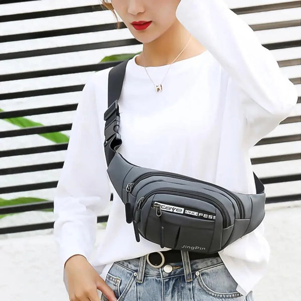 Trendy Waist Pouch Bag Hip Pack With Adjustable Straps for Casual Travel Hiking Running Outdoor Sports Classy Money Pouch Waist Bag