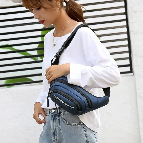 Trendy Waist Pouch Bag Hip Pack With Adjustable Straps for Casual Travel Hiking Running Outdoor Sports Classy Money Pouch Waist Bag