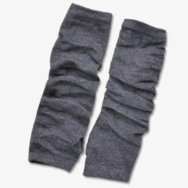 Trendy Winter Long Section Of Wool Fingerless Gloves Casual Wear Gloves In Winter For Women Long Fingerless Gloves Womens Winter Warmer Knitted Arm Sleeve Casual Soft Gloves Arm Warmer