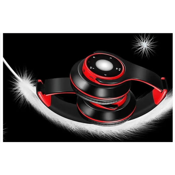 Wireless Headset Bluetooth Earphones and Headphone Foldable Adjustment Bluetooth Wired Headphones TF Card MP3 FM Radios For Online Class Business Trip Travel Video Conference