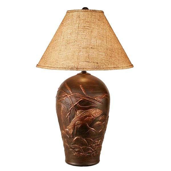 Trout Bronze Finish Table Lamp - Gifts for You 'n Me