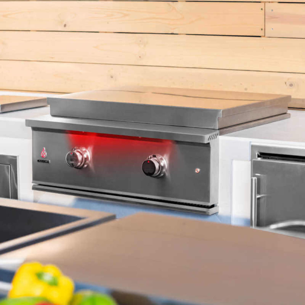 TrueFlame 30-Inch Premium Built-In Stainless Gas Griddle Grill [TFG30] (SAK85362)