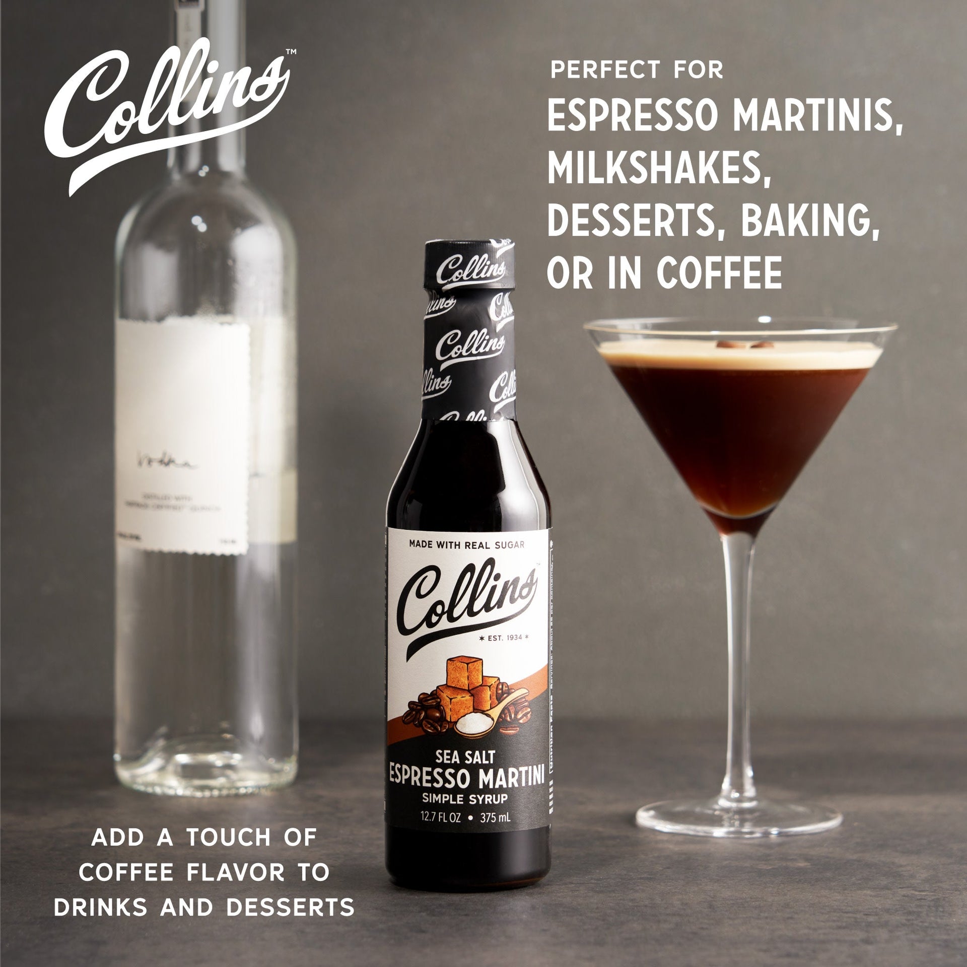 Sea Salt Espresso Martini Syrup 12.7 oz.