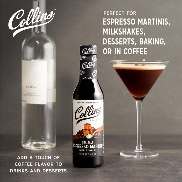 Sea Salt Espresso Martini Syrup 12.7 oz.