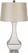 Tuka Tan Ceramic Table Lamp - Clearance - 31"H x 16"W x 16"D