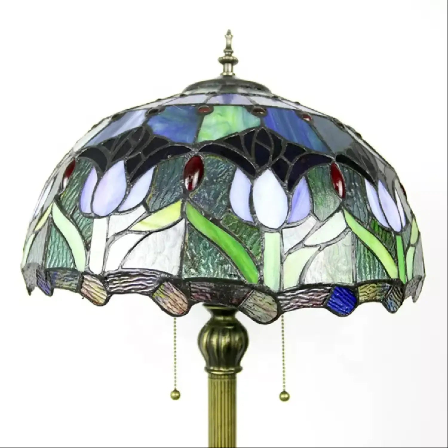 Tulip Stained Glass Tiffany Lamp - Floor Lamp