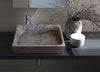 Tundra Gray Marble Farmhouse Rectangular Sink (W)16