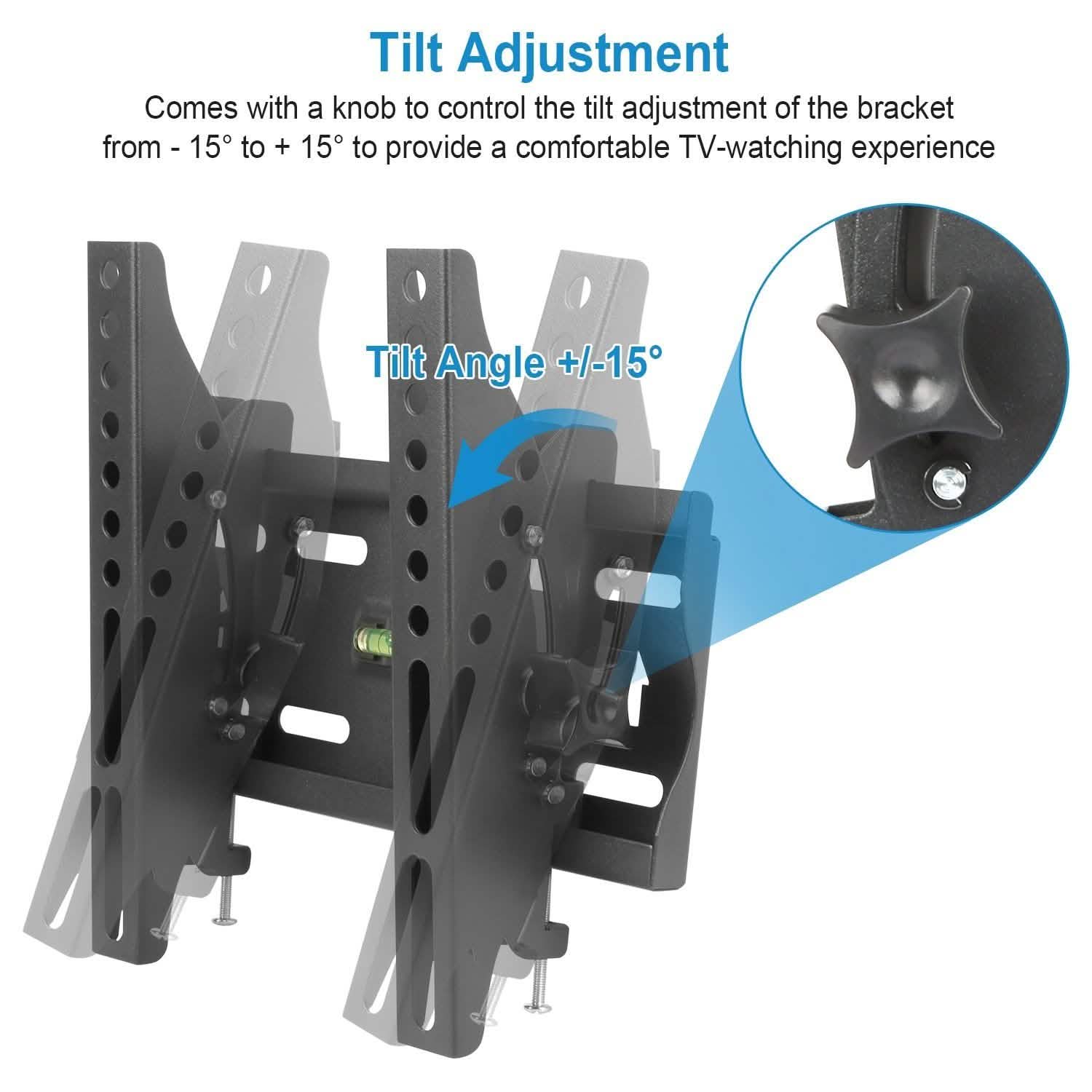 TV Wall Mount Bracket Tilt for 23
