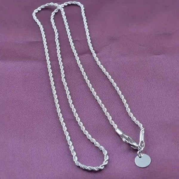 Twist Rope Chain Necklace Women's Jewelry Accessory