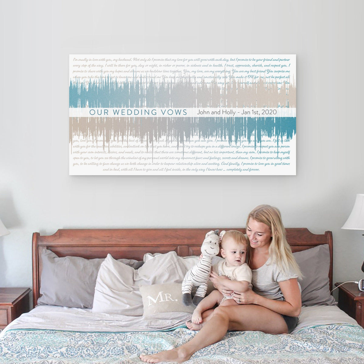 Soundwaves With Vows - Soundwave Art