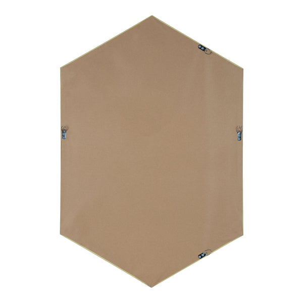 Rhodes Framed Hexagon Wall Mirror